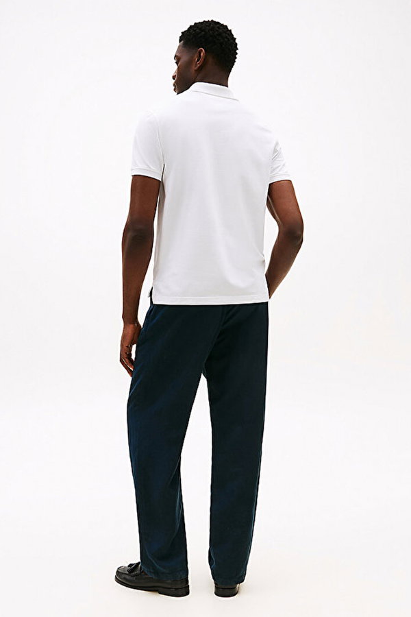 Tommy Hilfiger Erkek Polo Yaka T-shirt BEYAZ