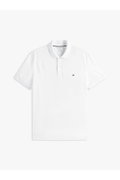 Tommy Hilfiger Erkek Polo Yaka T-shirt BEYAZ