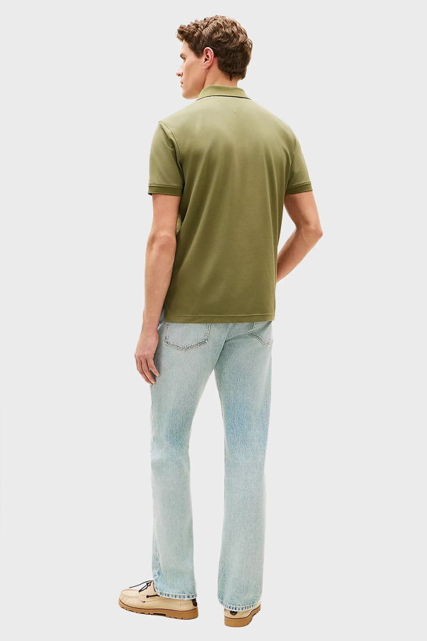 Tommy Hilfiger Erkek Polo Yaka T-shirt HAKI