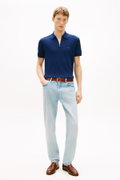 Tommy Hilfiger Erkek Polo Yaka T-shirt LACIVERT