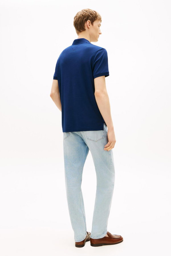 Tommy Hilfiger Erkek Polo Yaka T-shirt LACIVERT