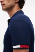 Tommy Hilfiger Erkek Polo Yaka T-shirt LACIVERT