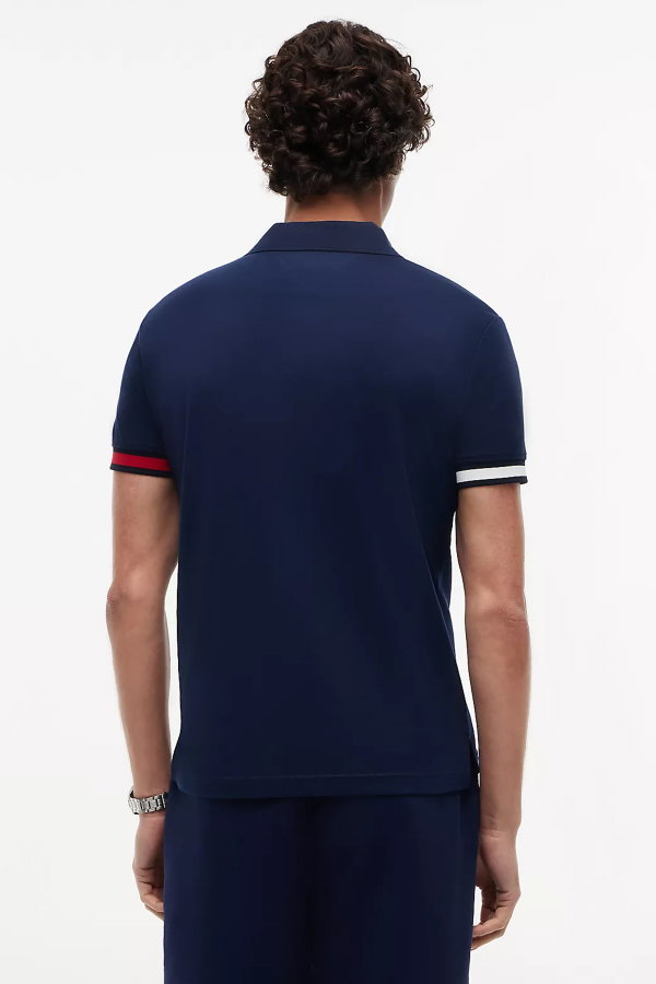 Tommy Hilfiger Erkek Polo Yaka T-shirt LACIVERT