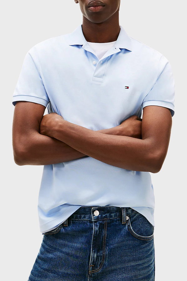 Tommy Hilfiger Erkek Polo Yaka T-shirt MAVI