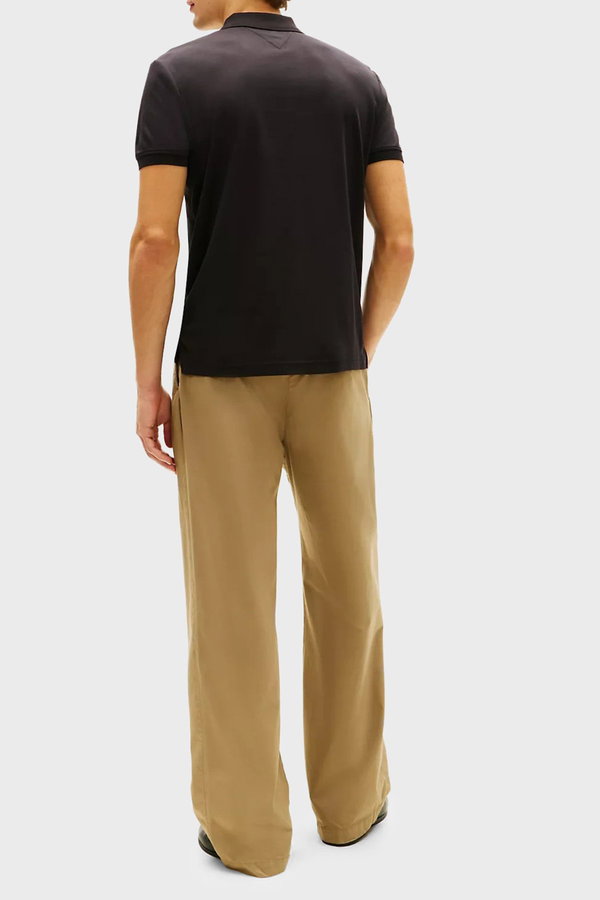 Tommy Hilfiger Erkek Polo Yaka T-shirt SIYAH