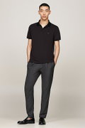 Tommy Hilfiger Erkek Polo Yaka T-shirt SIYAH