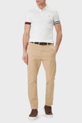 Tommy Hilfiger Erkek Polo Yaka T-shirt Beyaz
