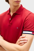 Tommy Hilfiger Erkek Polo Yaka T-shirt BORDO