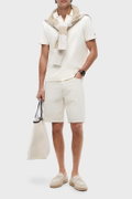 Tommy Hilfiger Erkek Polo Yaka T-shirt EKRU