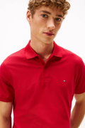 Tommy Hilfiger Erkek Polo Yaka T-shirt KIRMIZI