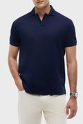 Tommy Hilfiger Erkek Polo Yaka T-shirt LACIVERT