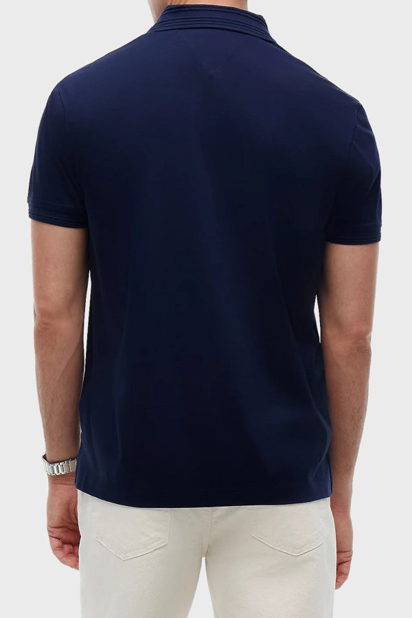 Tommy Hilfiger Erkek Polo Yaka T-shirt LACIVERT