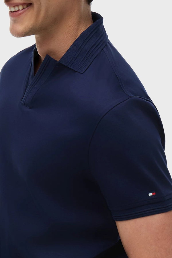 Tommy Hilfiger Erkek Polo Yaka T-shirt LACIVERT