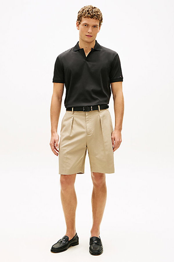 Tommy Hilfiger Erkek Polo Yaka T-shirt SIYAH
