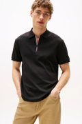Tommy Hilfiger Erkek Polo Yaka T-shirt SIYAH