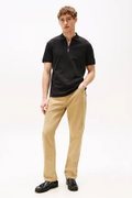 Tommy Hilfiger Erkek Polo Yaka T-shirt SIYAH