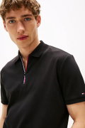 Tommy Hilfiger Erkek Polo Yaka T-shirt SIYAH