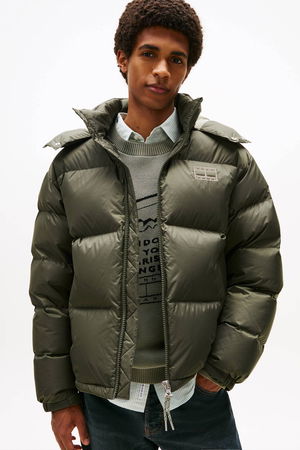Tommy Hilfiger Erkek Şişme Mont HAKI