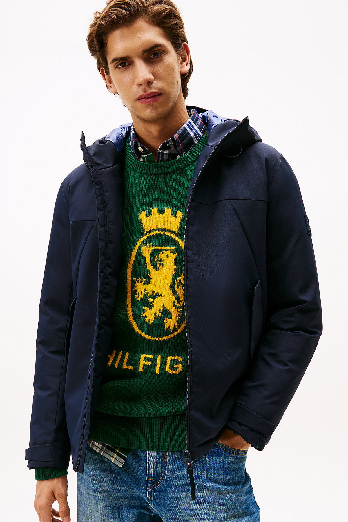 Tommy Hilfiger Erkek Şişme Mont LACIVERT