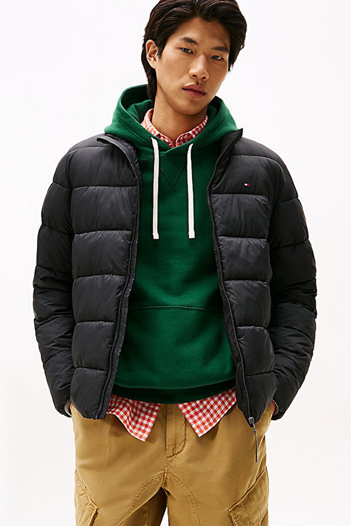 Tommy Hilfiger Erkek Şişme Mont SIYAH
