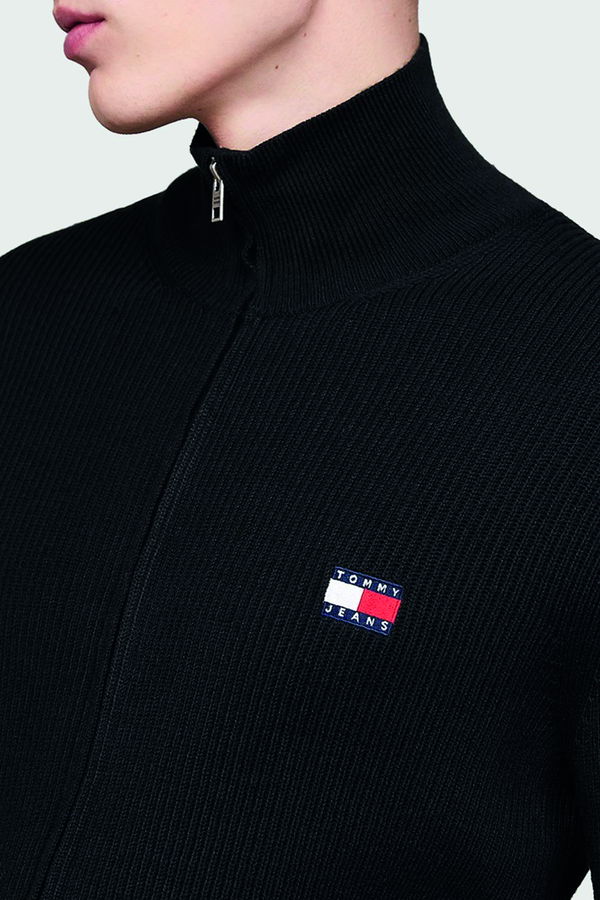 Tommy Hilfiger Erkek Triko Hırka SIYAH Tommy Hilfiger Erkek Triko Hırka SIYAH