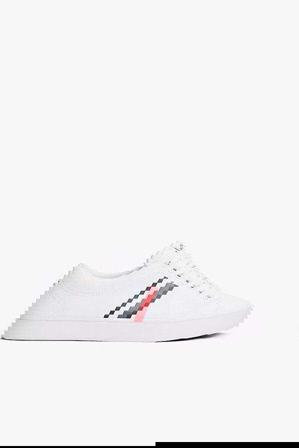 Tommy Hilfigerh Low Core Erkek Spor Ayakkabı Beyaz