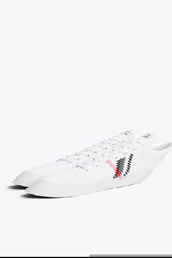 Tommy Hilfigerh Low Core Erkek Spor Ayakkabı Beyaz