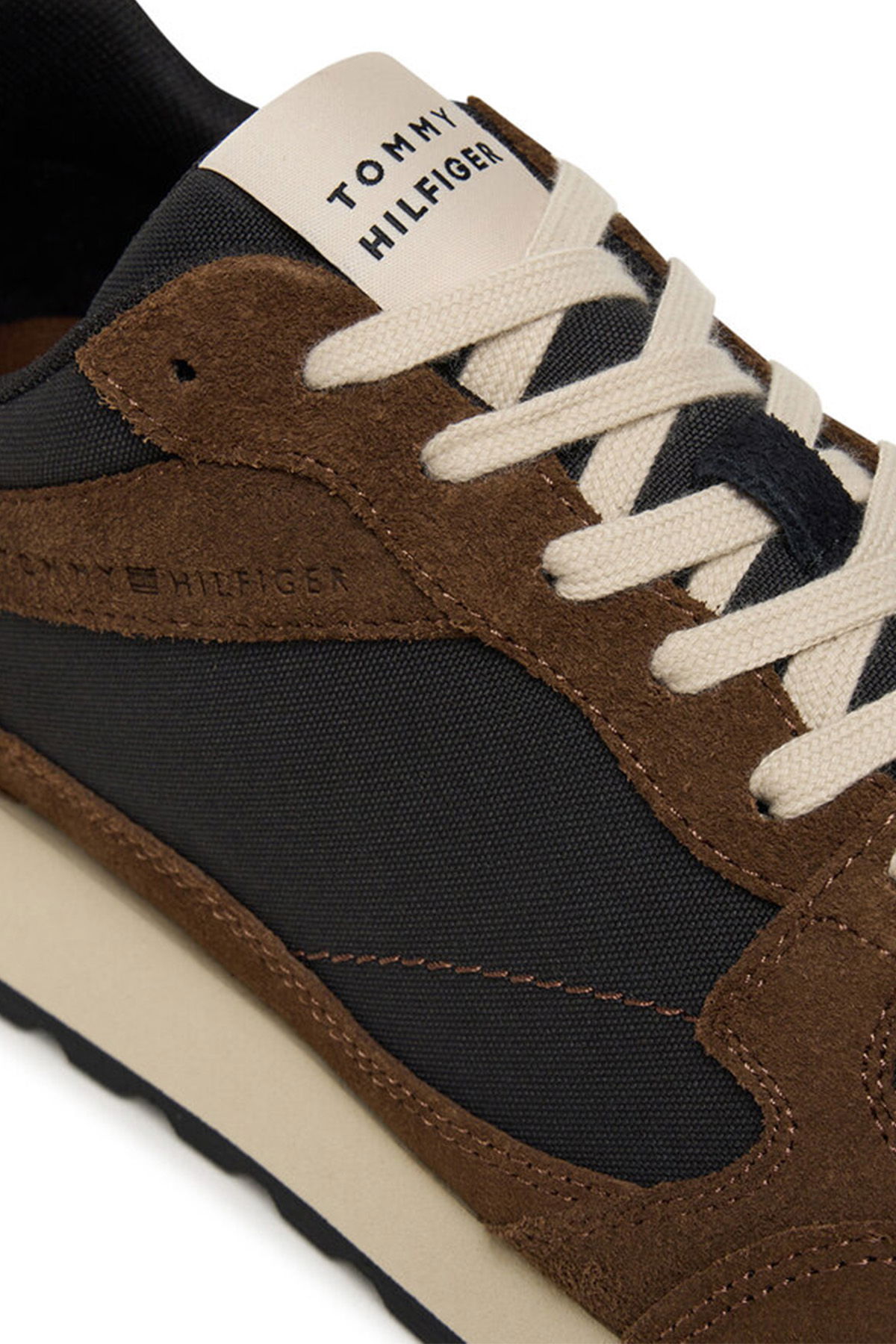 Tommy Hilfiger Erkek Spor Ayakkabı KAHVERENGI