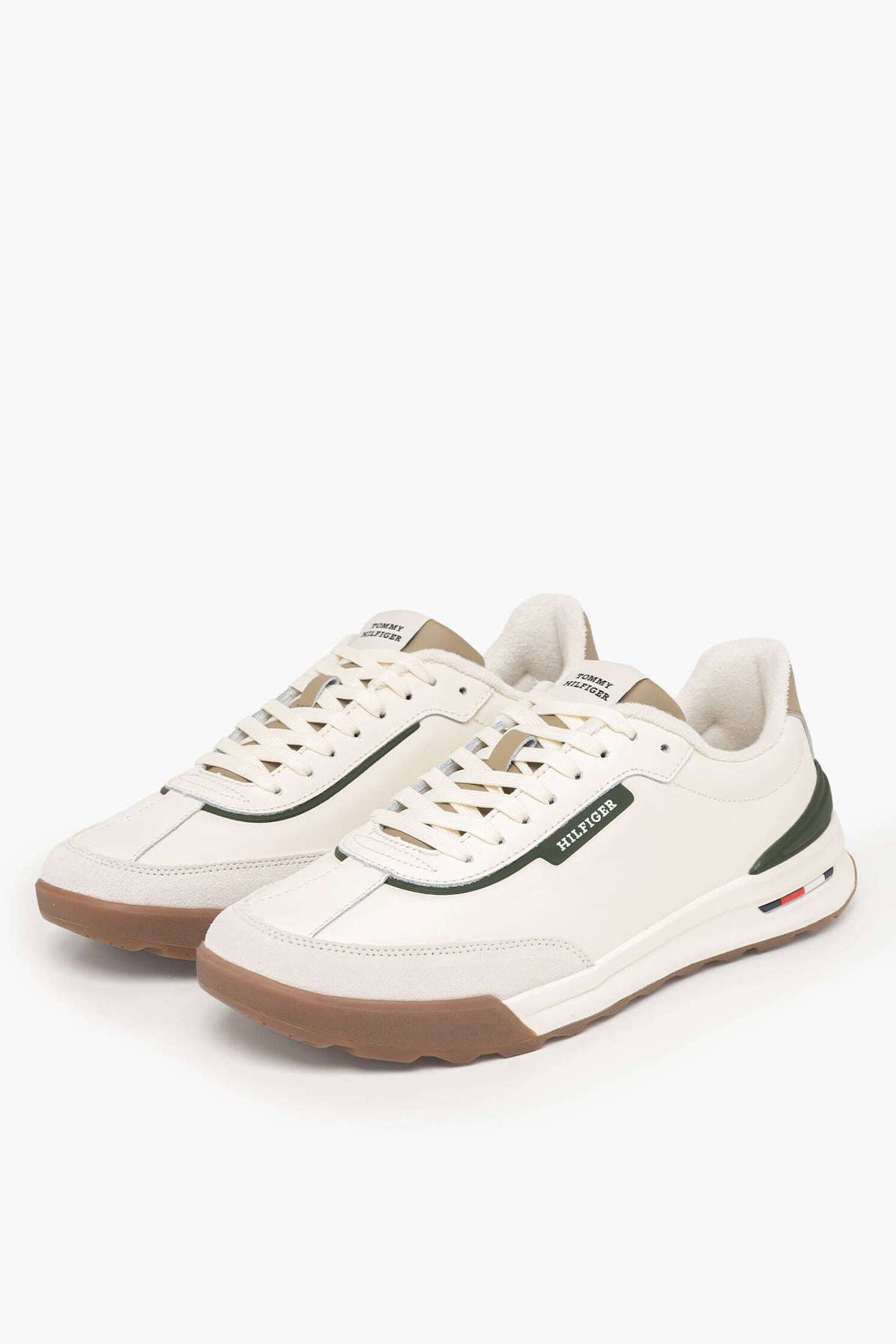 Tommy Hilfiger Erkek Spor Ayakkabı KREM