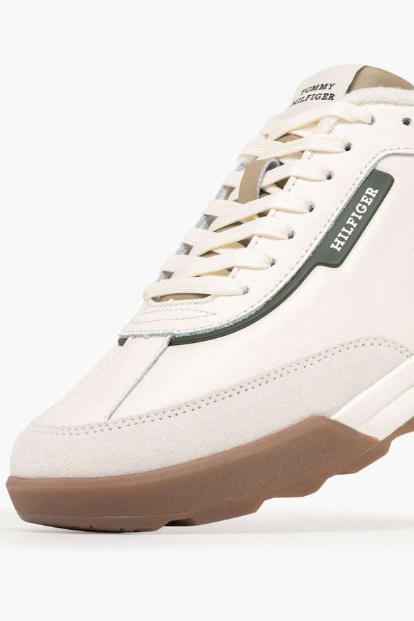 Tommy Hilfiger Erkek Spor Ayakkabı KREM