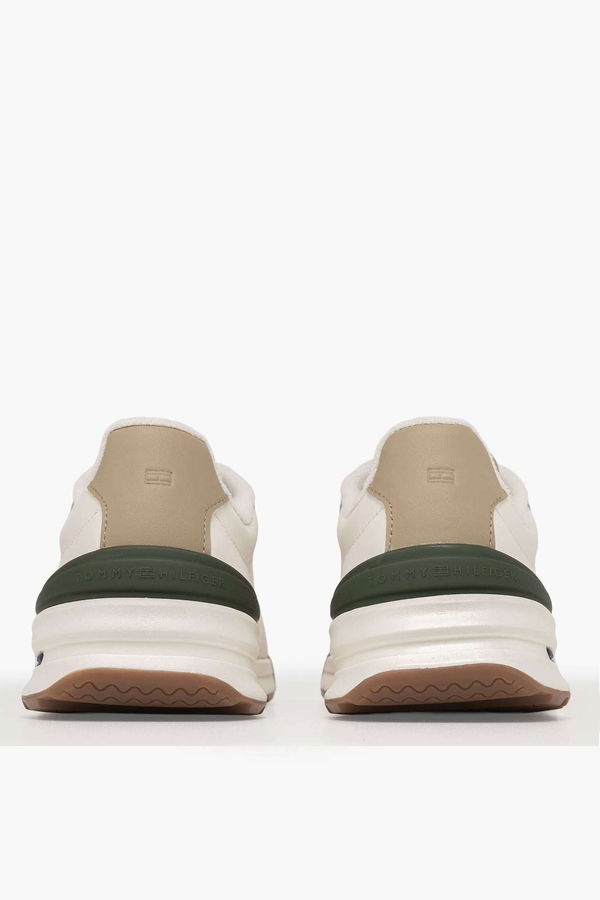 Tommy Hilfiger Erkek Spor Ayakkabı KREM