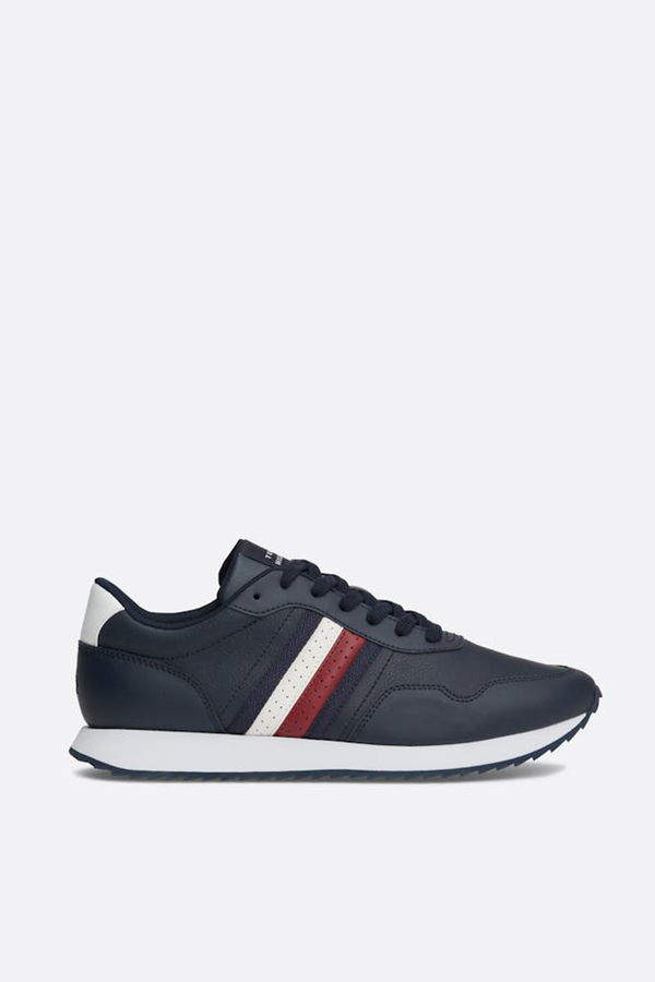 Tommy Hilfiger Erkek Marka Logolu Bağcıklı Spor Ayakkabı LACIVERT Tommy Hilfiger Erkek Marka Logolu Bağcıklı Spor Ayakkabı LACIVERT