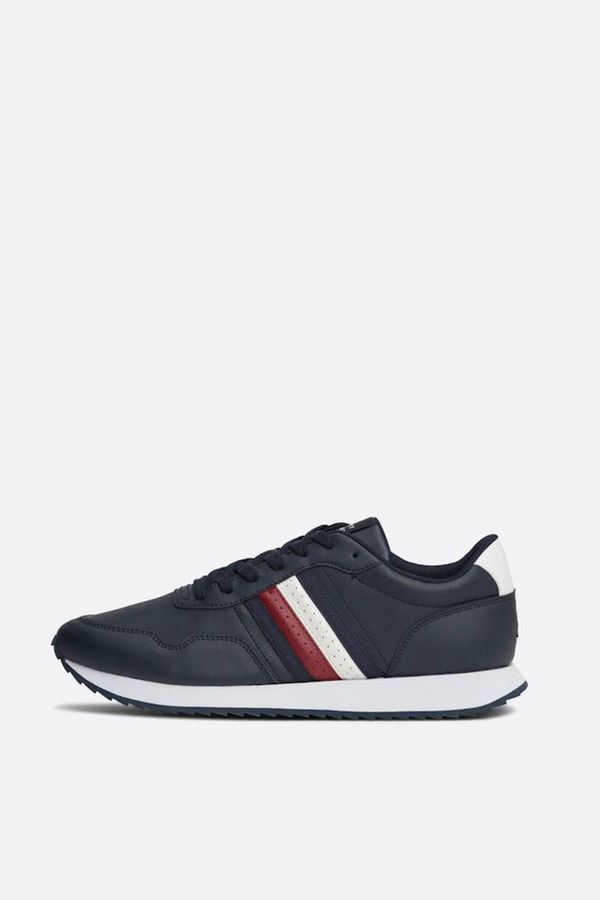 Tommy Hilfiger Erkek Marka Logolu Bağcıklı Spor Ayakkabı LACIVERT Tommy Hilfiger Erkek Marka Logolu Bağcıklı Spor Ayakkabı LACIVERT
