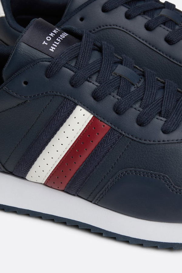 Tommy Hilfiger Erkek Marka Logolu Bağcıklı Spor Ayakkabı LACIVERT Tommy Hilfiger Erkek Marka Logolu Bağcıklı Spor Ayakkabı LACIVERT