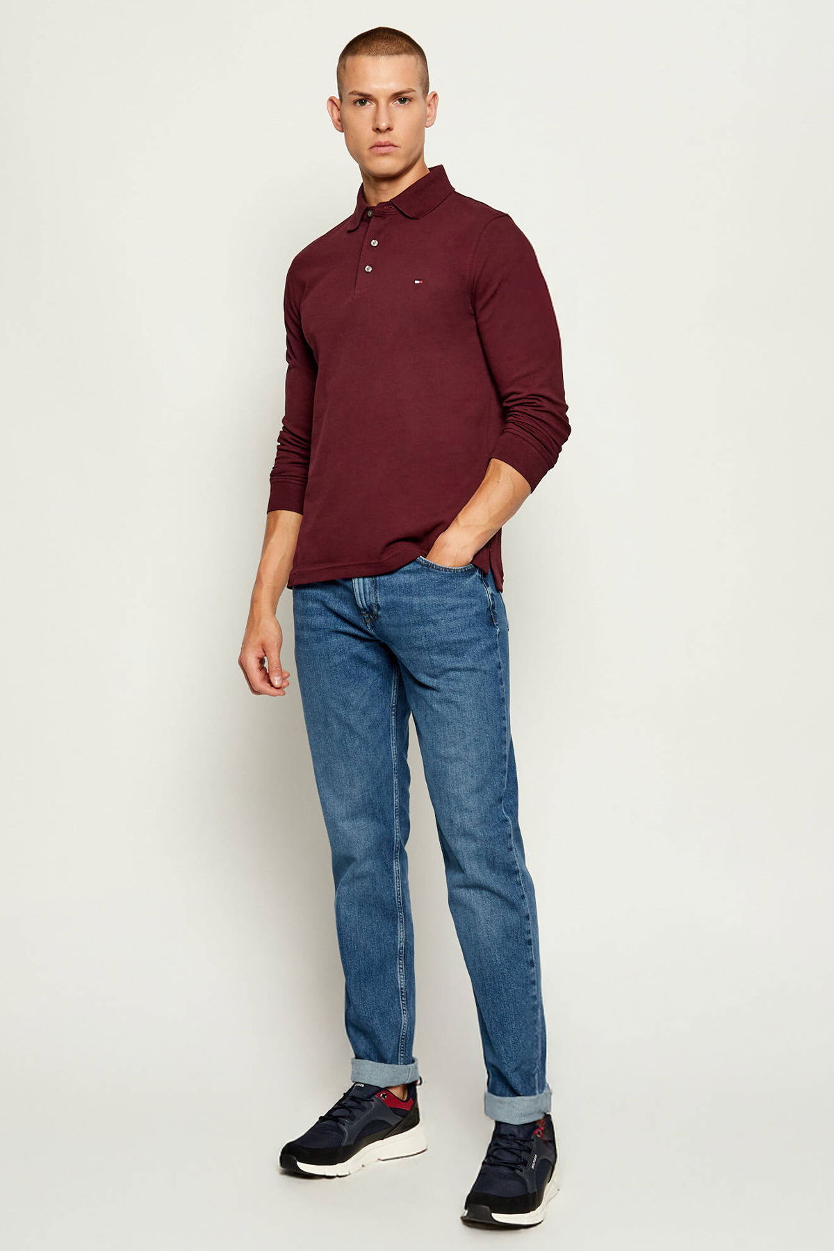 Tommy Hilfiger Erkek Spor Ayakkabı LACIVERT