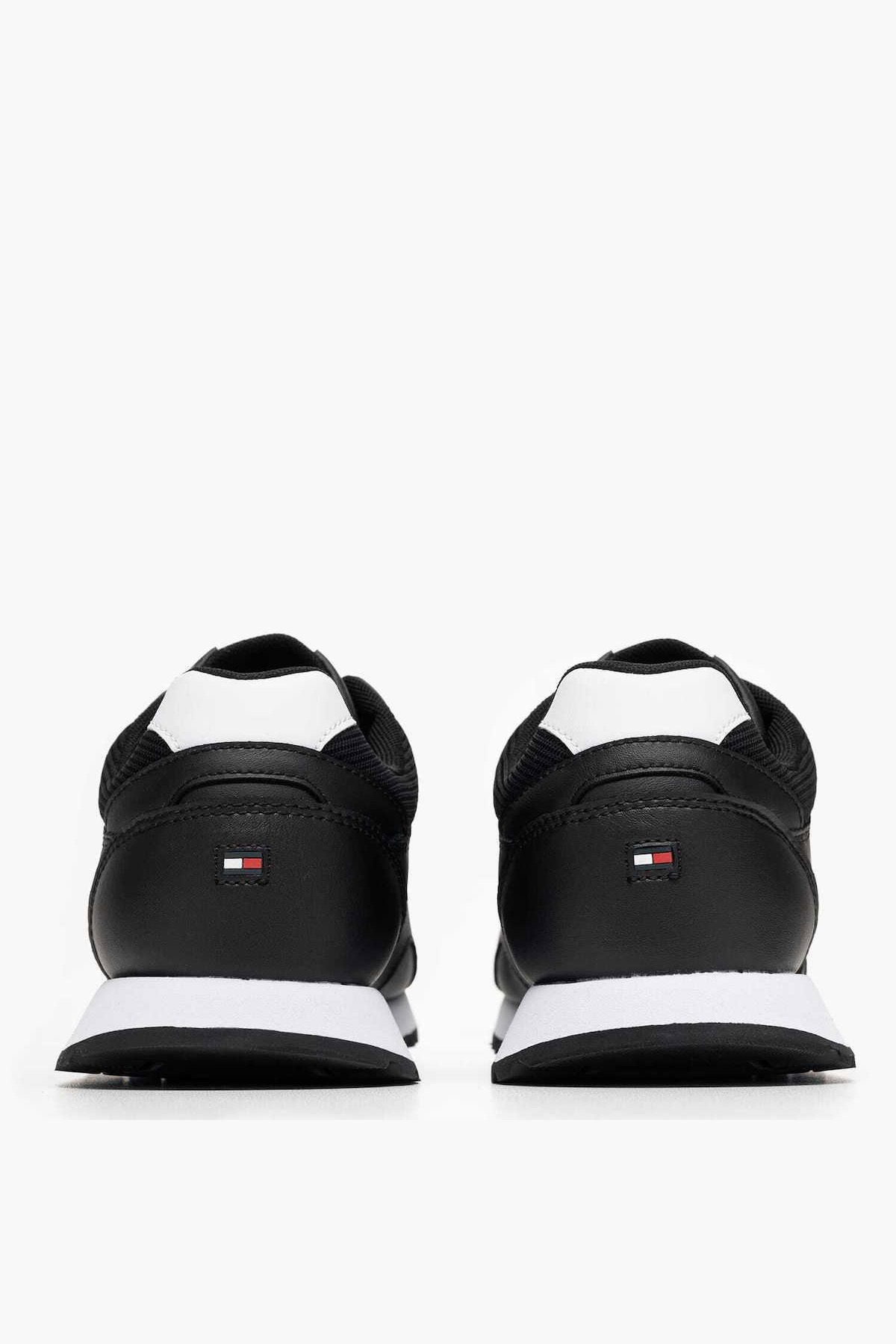 Tommy Hilfiger Erkek Spor Ayakkabı SIYAH