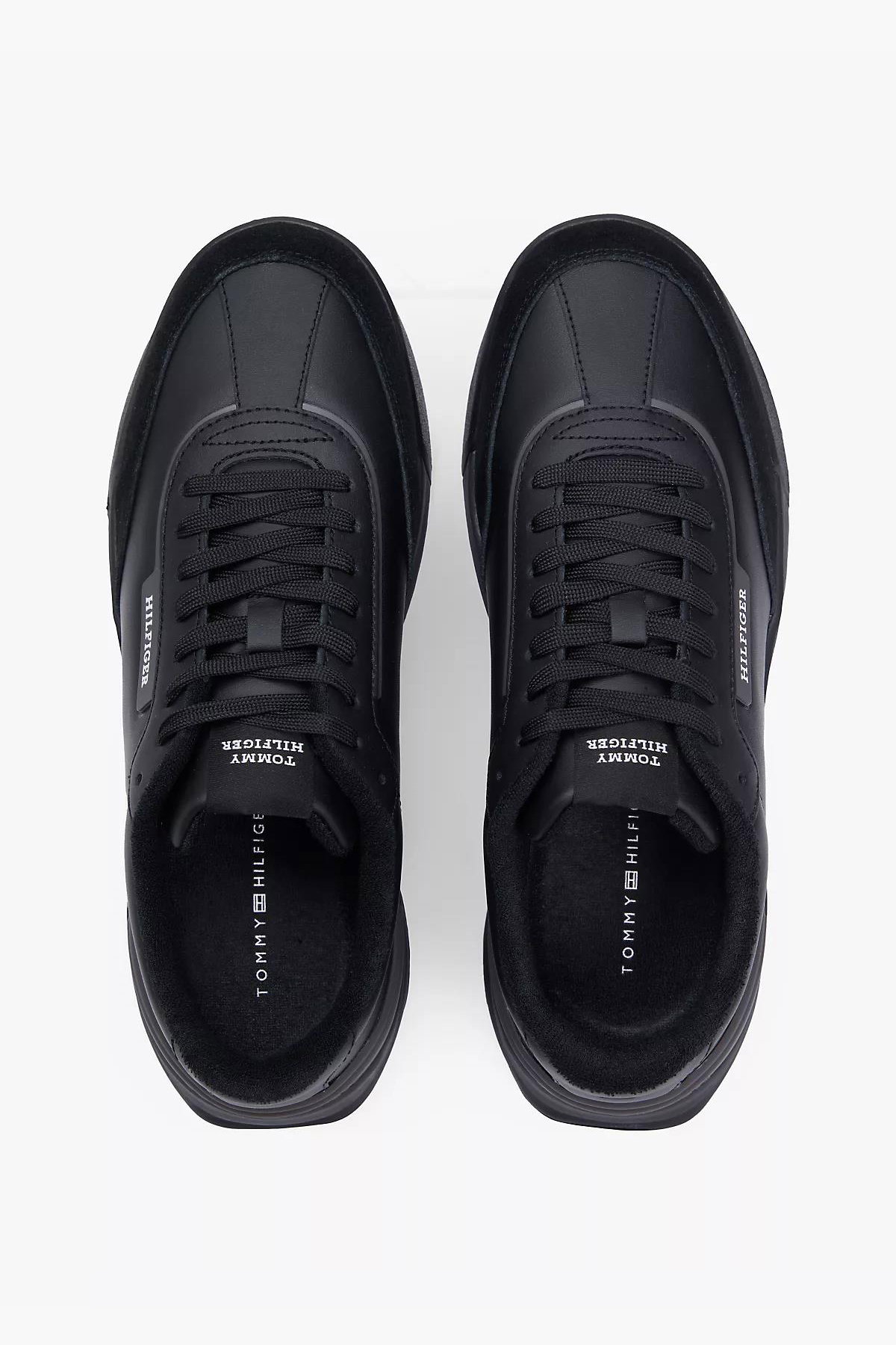 Tommy Hilfiger Erkek Spor Ayakkabı SIYAH