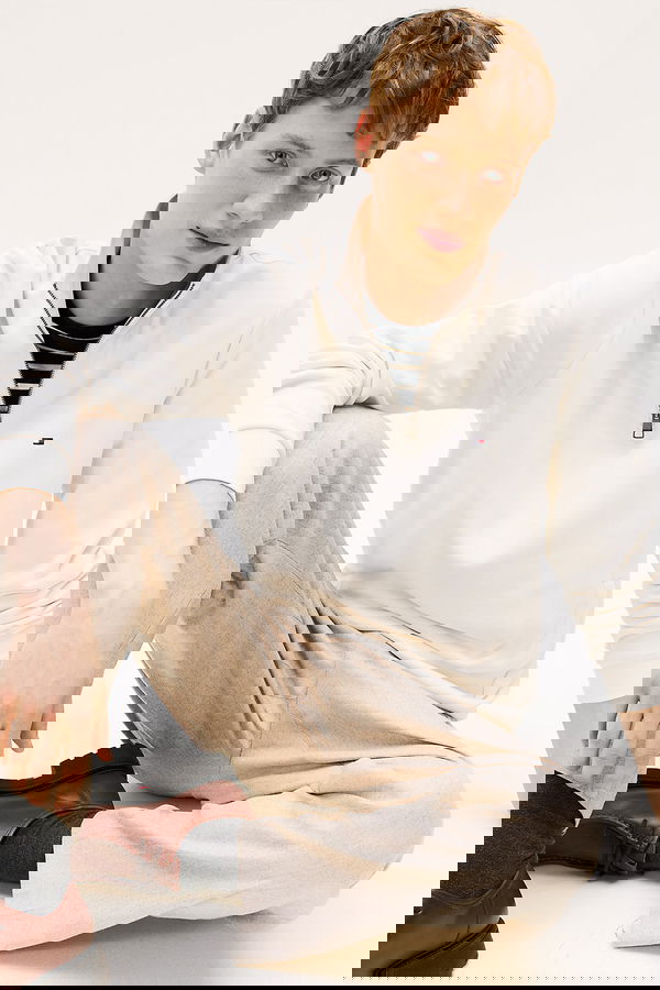 Tommy Hilfiger Erkek Sweatshirt EKRU