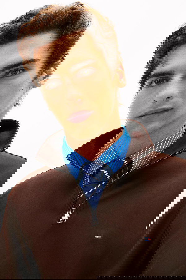 Tommy Hilfiger Erkek Sweatshirt KAHVERENGI