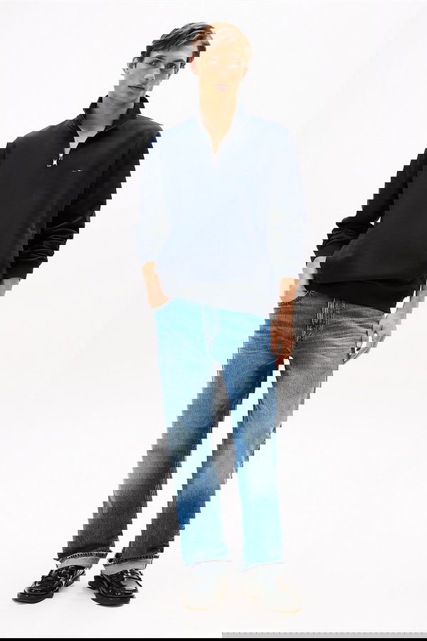 Tommy Hilfiger Erkek Sweatshirt LACIVERT