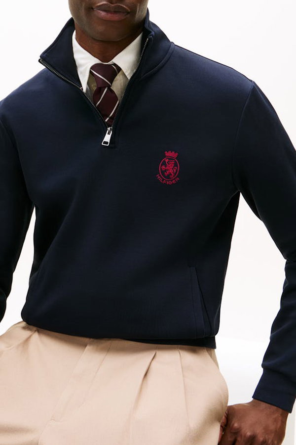 Tommy Hilfiger Erkek Sweatshirt LACIVERT