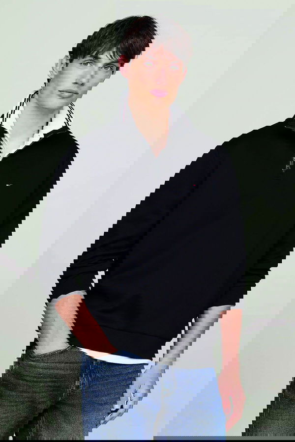 Tommy Hilfiger Erkek Sweatshirt SIYAH