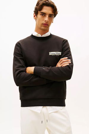 Tommy Hilfiger Erkek Sweatshirt SIYAH