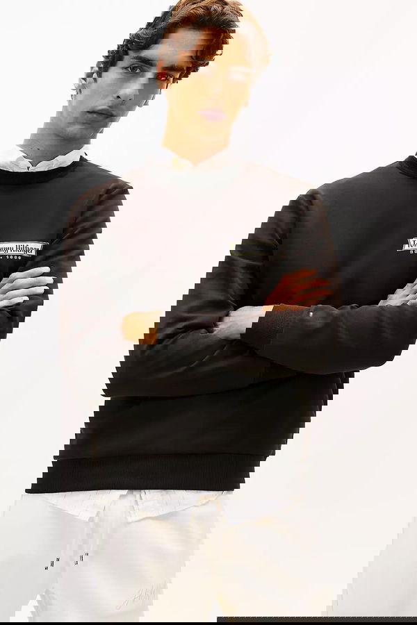 Tommy Hilfiger Erkek Sweatshirt SIYAH