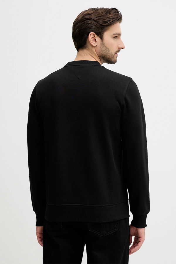 Tommy Hilfiger Erkek Sweatshirt SIYAH