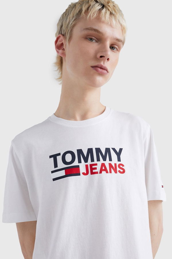 Tommy Hilfiger Erkek T-shirt BEYAZ