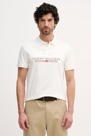 Tommy Hilfiger Erkek T-shirt Beyaz