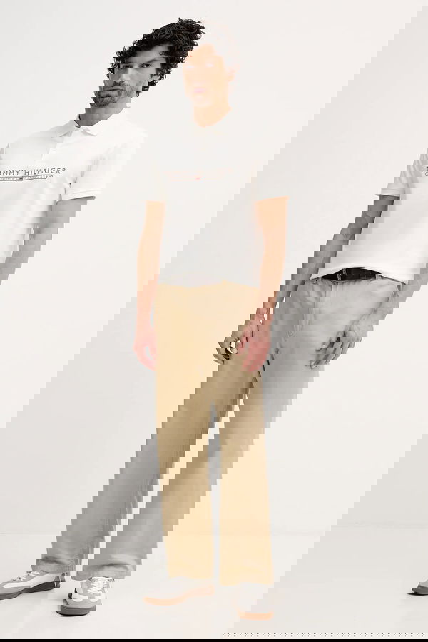 Tommy Hilfiger Erkek T-shirt Beyaz