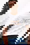 Tommy Hilfiger Erkek T-shirt Beyaz