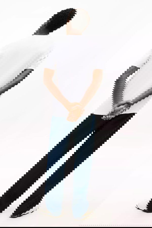 Tommy Hilfiger Erkek T-shirt Beyaz